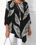 Top  Sophia Zwart-6 (44-52), Ophalen of Verzenden, Nieuw, Zwart, Shirt of Top