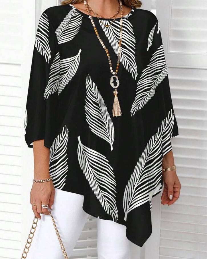 Top  Sophia Zwart-6 (44-52), Kleding | Dames, Grote Maten, Nieuw, Shirt of Top, Zwart, Ophalen of Verzenden