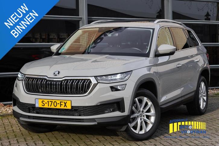 Skoda Kodiaq 1.5 TSI Business Ed. Plus 7p. Trekhaak|Leder|Go, Auto's, Skoda, Bedrijf, Te koop, Kodiaq, ABS, Achteruitrijcamera