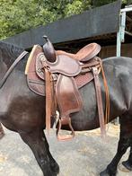 Edix Django boomloos westernzadel met pad, beugels en hoes, Ophalen of Verzenden, Zo goed als nieuw, Western