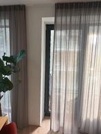 Gordijnen 10 stuks - taupe kleurig, Huis en Inrichting, Stoffering | Gordijnen en Lamellen, 200 cm of meer, Ophalen of Verzenden