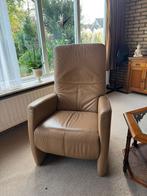 Leren relax fautuil, Huis en Inrichting, Fauteuils, Ophalen, Zo goed als nieuw, 50 tot 75 cm