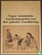 Negen vermakelyke Gezelschapsspelen voor den geheelen Famili, Ophalen of Verzenden, Gebruikt, JUMBO