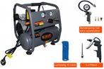 Kibani stille compressor 6 Liter - SET, Doe-het-zelf en Verbouw, Compressors, Niet ingevuld, Verzenden, Niet ingevuld, Nieuw