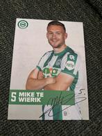 Mike te Wierik - FC Groningen Spelerskaart, Ophalen of Verzenden, Zo goed als nieuw, Overige binnenlandse clubs, Spelerskaart