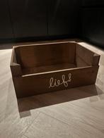 Lief! Houten hondenmand 50x35x20cm, Dieren en Toebehoren, Hondenmanden, Ophalen of Verzenden, Zo goed als nieuw