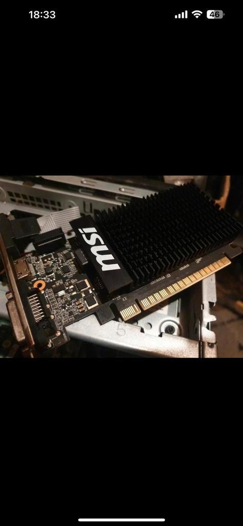 Nvidia GeForce GT710 2GB, Computers en Software, Videokaarten, Zo goed als nieuw, Nvidia, GDDR5, HDMI, Ophalen of Verzenden
