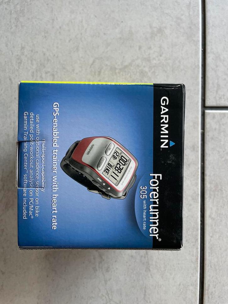 Garmin Forerunner 305 Hartslagmeter Horloge, Sport en Fitness, Hartslagmeters, Gebruikt, Garmin, Met borstriem, Ophalen