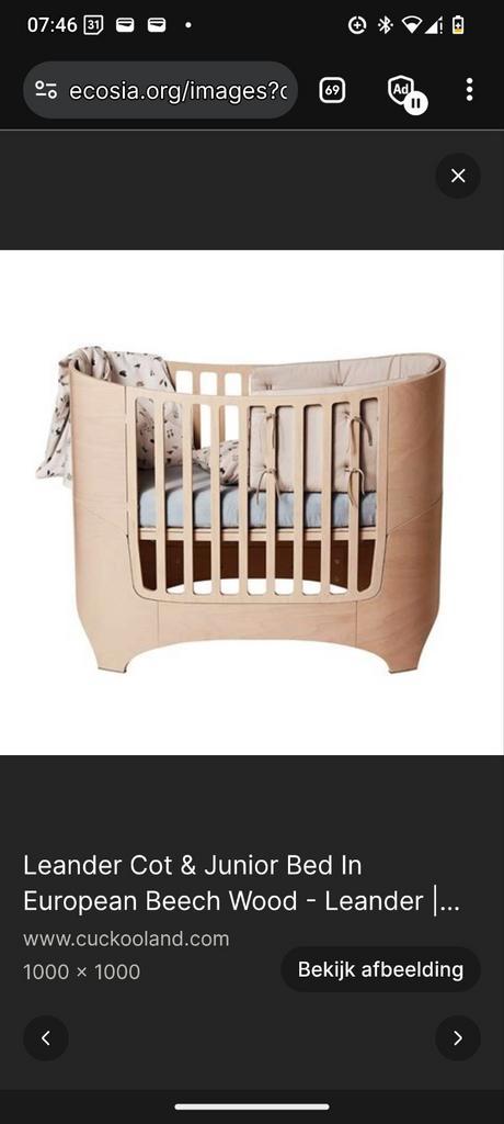 Leander Ledikant - Zo goed als nieuw!, Kinderen en Baby's, Babywiegjes en Ledikanten, Zo goed als nieuw, Ledikant, Ophalen of Verzenden