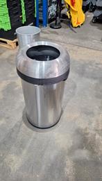 prullenbak afvalbak Horeca, Huis en Inrichting, Woonaccessoires | Prullenbakken, Ophalen, Gebruikt, 40 liter of meer, Rvs