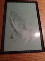 2 handen gevouwen achter glas uit 1937, Ophalen of Verzenden