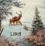 Servetten decoupage/bullet journal – KERST/Winter – L1915, Verzenden, Nieuw, Materiaal