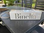 Vintage Reclame Lichtbak Binella Cosmetica uit de jaren 80, Ophalen of Verzenden, Gebruikt, Lichtbak of (neon) lamp