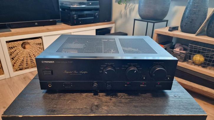 Klassieke, award winning stereo receiver Pioneer A-447, Audio, Tv en Foto, Versterkers en Receivers, Gebruikt, Stereo, 60 tot 120 watt