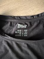 Crivit dames sport shirt maat S met lichte panterprint, Zwart, Overige typen, Nieuw, Ophalen of Verzenden