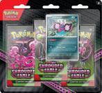 Pokemon TCG - Shrouded Fable: Pecharunt 3-Pack Blister, Ophalen of Verzenden, Nieuw