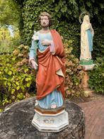 Antiek St Jozef beeld ❤️ porselein, jaren 20, Antiek en Kunst, Antiek | Religie, Ophalen of Verzenden