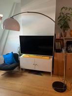 Booglamp wit met chroom, Huis en Inrichting, Lampen | Vloerlampen, Ophalen, Gebruikt, 150 tot 200 cm