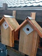 Vogelhuisje nestkastje met aluminium, Dieren en Toebehoren, Nieuw, Ophalen of Verzenden, Hout