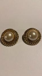 Oorclips met parels double gemerkt Pierre Lang  lang, Sieraden, Tassen en Uiterlijk, Antieke sieraden, Ophalen of Verzenden, Overige materialen