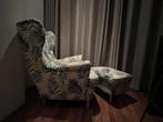 Ikea oorfauteuil + voetenbank, Huis en Inrichting, Fauteuils, Ophalen