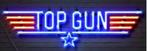 Top Gun neon en veel andere film gameroom decoratie neons, Nieuw, Ophalen of Verzenden, Lichtbak of (neon) lamp