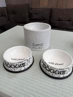 Riviera Maison voer en waterbak, Dieren en Toebehoren, Hondenvoerbakken en Drinkbakken, Ophalen of Verzenden, Zo goed als nieuw