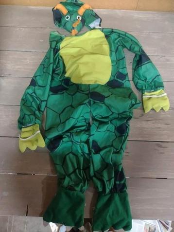 Groen Monster/dino Kostuum/ verkleedpak - Maat 122 beschikbaar voor biedingen