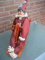 pop in schommelstoel - clown / kabouter, Ophalen, Gebruikt, Pop