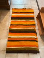 Prachtige vintage retro deken van Wijk oranje, Ophalen of Verzenden, Huis en Inrichting