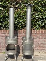 Bierfustkachel tuinkachel tuinhaard haard, Ophalen of Verzenden, Zo goed als nieuw