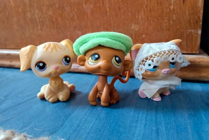 Littlest Pet Shop Tube 8 compleet #266 + #267 + #268, Verzamelen, Dierenverzamelingen, Zo goed als nieuw, Beeldje of Figuurtje