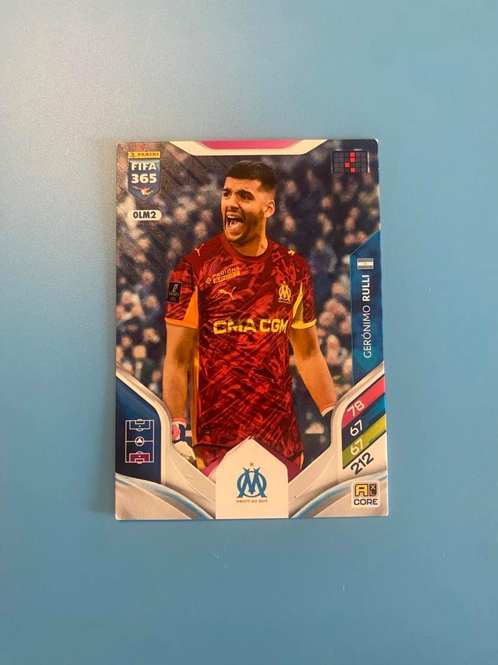 Geronimo Rulli FIFA 365 Spelerskaart Olympique Marseille, Verzamelen, Sportartikelen en Voetbal, Zo goed als nieuw, Spelerskaart
