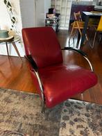 Twee Jan des Bouvrie Gelderland 5570 stoelen, Huis en Inrichting, Ophalen, Gebruikt, 75 tot 100 cm, Leer