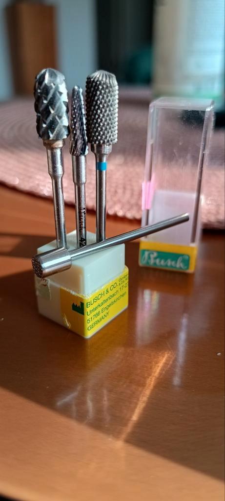 Frezen voor pedicure, Busch tungsten,kunstnagels verwijderen, Sieraden, Tassen en Uiterlijk, Uiterlijk | Lichaamsverzorging, Ophalen of Verzenden