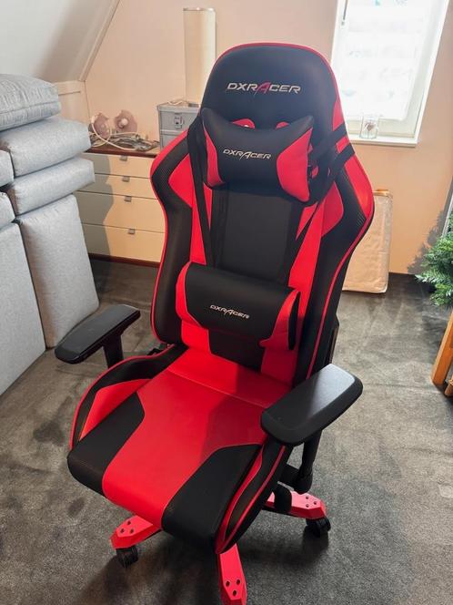 DXRacer Gaming-Stoel – Zeer goede staat, Huis en Inrichting, Bureaustoelen, Zo goed als nieuw, Bureaustoel, Rood, Ergonomisch