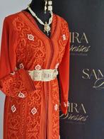 Nieuwe takshita takchita kaftan caftan marokkaanse jurk, Ophalen of Verzenden, Nieuw, Oranje, Overige typen