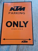 Ktm parking only kaart/poster., Motoren, Accessoires | Stickers, Ophalen of Verzenden