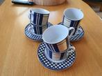 11. vintage servies 6 kopjes en schotels, Huis en Inrichting, Keuken | Servies, Ophalen, Porselein, Overige stijlen, Kop(pen) en/of Schotel(s)