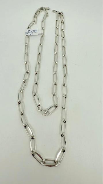 Zwaar zilveren lange clise for ever ketting. Lengte: 78 cm. beschikbaar voor biedingen