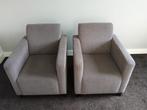 2 Fauteuils, grijs, Huis en Inrichting, Fauteuils, Ophalen, Gebruikt, 75 tot 100 cm, 50 tot 75 cm