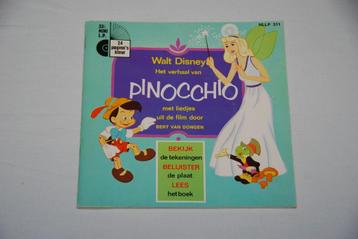 Walt Disney – Het Verhaal van Pinocchio7” Single Vinyl beschikbaar voor biedingen