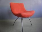1980s stoel - kuipstoel- club-stoel, buisframe onderstel, ro, 1980s vintage, Gebruikt, Ophalen of Verzenden, Metaal