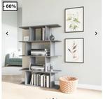 Nieuw in doos: Antraciet boekenkast 90 x 127 x 25, Ophalen, 100 tot 150 cm, Nieuw, Minder dan 150 cm