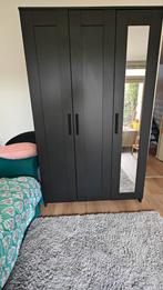 IKEA Brimnes 3-deurs kast zwart, Huis en Inrichting, Kasten | Kledingkasten, 25 tot 50 cm, 150 tot 200 cm, Gebruikt, Ophalen of Verzenden