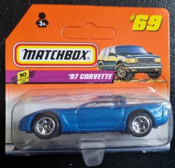 Matchbox 97 corvette blauw beschikbaar voor biedingen