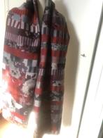 KENZO shawl/omslagdoek in grijs/rood/zwart 70 x 180 cm, Kleding | Dames, Mutsen, Sjaals en Handschoenen, Kenzo, Maat 46/48 (XL) of groter