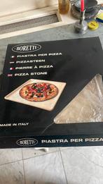 Pizza steen plaat  Boretti gloednieuw diameter 34 cm, Ophalen of Verzenden, Zo goed als nieuw