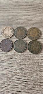 Nederland 2 1/2 cent stukken 1877/1880/81/83/84 86 Willem 3, Ophalen of Verzenden, Koning Willem III, Overige waardes, Setje
