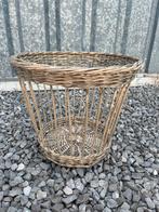 Gevlochten rieten mand / wasmand rond, Ophalen of Verzenden